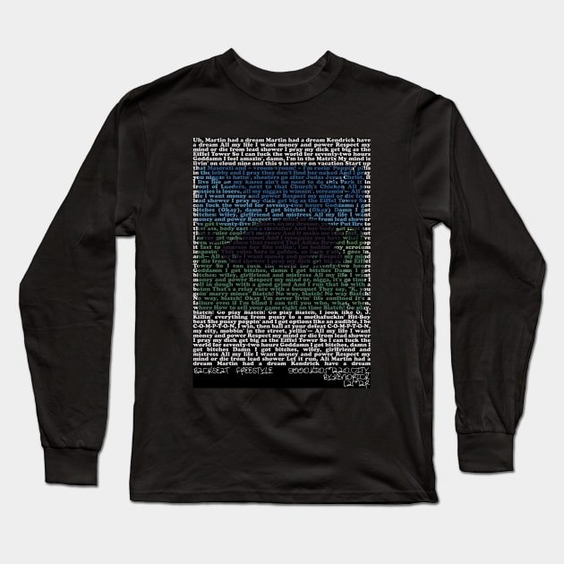 Backseat Freestyle lyrics Long Sleeve T-Shirt by bel designs